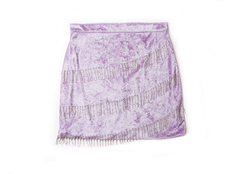 Ari Lilac Crystal Skirt