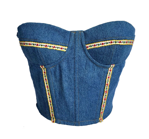 Summer Denim Bustier